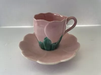 Buy Vintage Miniature Pink Tulip Childs Tea Espresso Cup And Saucer Porcelain China • 21.82£