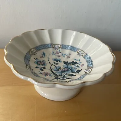 Buy Vintage James Sadler Bonbon Sweet Dish Pedestal Bowl Footed Compote - Floral • 12.95£