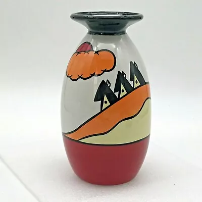 Buy Somerville Lipped Vase Signed To Base Lorna Bailey Approx 19.5cm • 95£