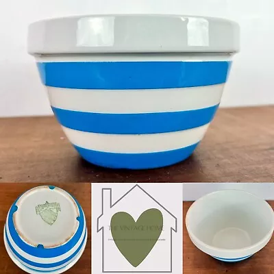 Buy Vintage TG Green CORNISH KITCHEN WARE  Blue White Small Bowl • 25£