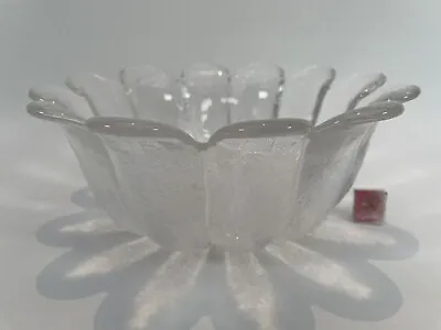 Buy Dartington Crystal Glass Daisy Fruit Serving Vintage Frank Thrower Design • 14.99£