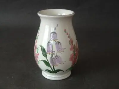 Buy Denby Handcrafted Vase - Beautiful Flowers Painted By Jacky • 14.99£