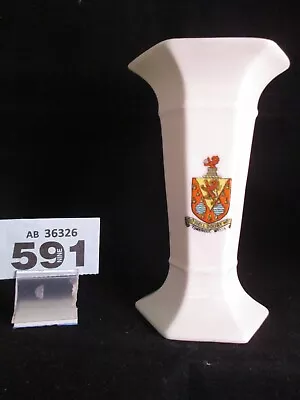 Buy ARCADIAN Crested China Large 6sided JARDINERE With TUNBRIDGE WELLS Crest  (OB591 • 7.50£
