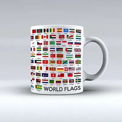 Buy Flags Of The World - Fine China Mug In A Gift Box • 10.99£