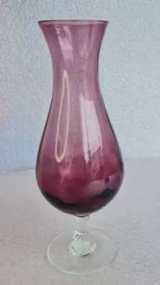 Buy Beautiful Amethyst Glass Vase • 9.99£