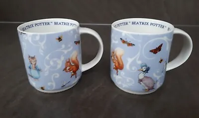 Buy 2 The World Of Beatrix Potter Peter Rabbit Mugs 2009 Official Unused Pottery • 11.99£