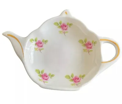 Buy Duchess England Bone China Tea Rest Bag Teapot Holder Spoon Flowers Ceramic • 19.68£