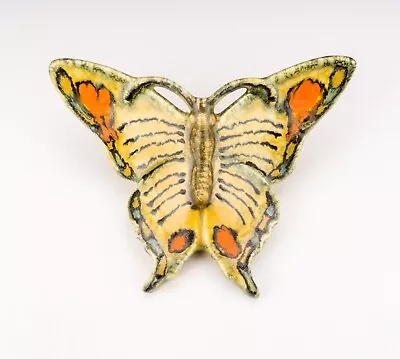 Buy Mid-Century Design - West German Lava Pottery - Butterfly Formed Wall Pocket • 0.99£