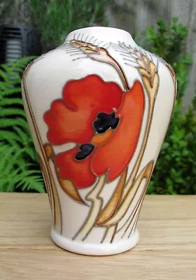 Buy Moorcroft Harvest Poppy Vase Shape 576/4 First Quality RRP £235 Emma Bossons • 95£