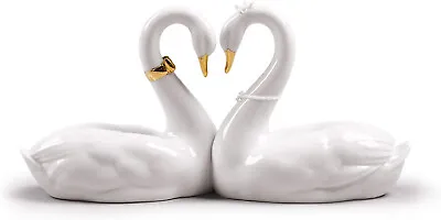 Buy Lladro Endless Love Swans Porcelain Figure Golden Luster  Brand New Boxed  SALE • 199.95£