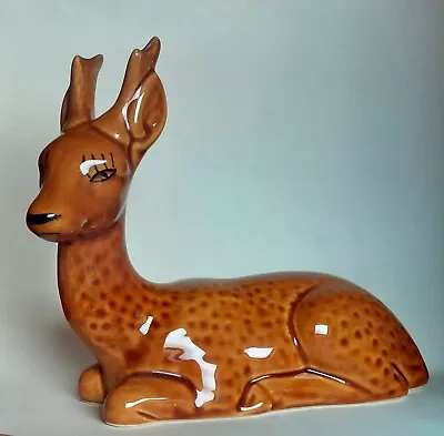 Buy Vintage Scottish Argyll Pottery Dunoon Ceramic Figurine Ornament Deer Fawn Stag • 15£