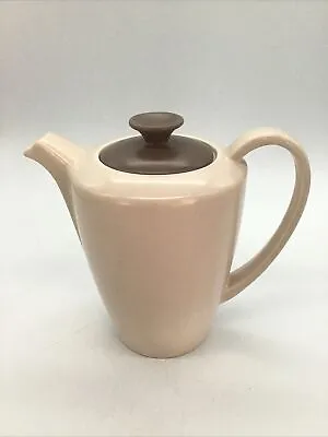 Buy Poole Twintone Pottery - Sepia & Mushroom Coffee Pot • 2.99£