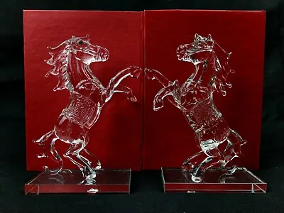 Buy Crystal Clear Horse Glass Pony Home Decor Ornament Free Stand Gift Show Piece  • 22.99£