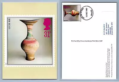 Buy Lucie Rie / Studio Pottery - 1987 PHQ #105c FDI Used Card • 0.99£