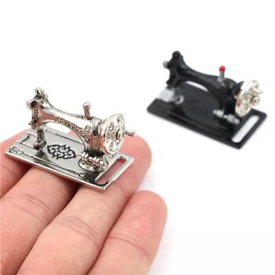 Buy Metal SewingMachine Dollhouse Miniatures Decoration 1:12 Scale Length 3.5c-wq • 4.76£