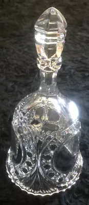 Buy Crystal Cut / Etched Glass Bell. 8” Tall (#1) • 3£