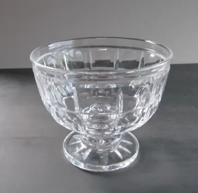 Buy Art Deco Stuart Crystal Cut Glass Pedestal Dessert Sundae Bowl • 25£