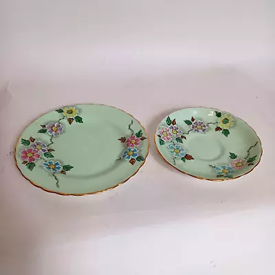 Buy Tuscan Bread Plate And Saucer Fine English Bone China Made In England • 17.98£