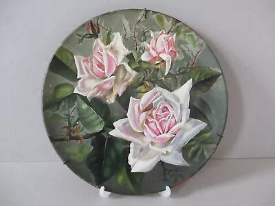 Buy Vintage Wall Plate Watcombe Torquay Devon Studio Art Pottery Hand Painted Roses • 4.95£