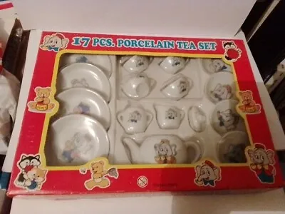 Buy Vintage Porcelain 17 Piece Childs Tea Set • 8.99£