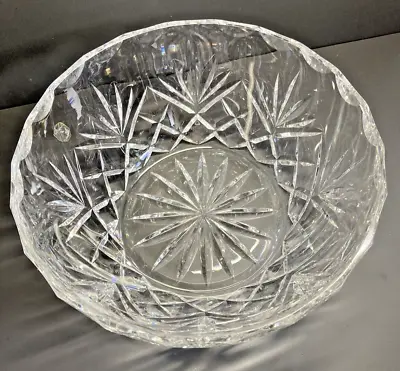 Buy Caithness Lead Crystal Clear Glass Trifle Bowl Signed And Labelled • 22.99£