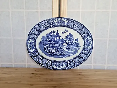 Buy Antique Old Willow China Swinnertons England Old Alton Ware Platter • 11£