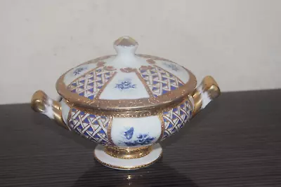 Buy Antique Sevres Style Porcelain Bowl With Lid • 50£