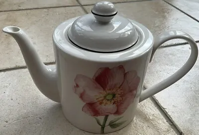 Buy Villeroy & Boch Flora Country Collection Fine Bone China Teapot 🫖 Poppy • 25£