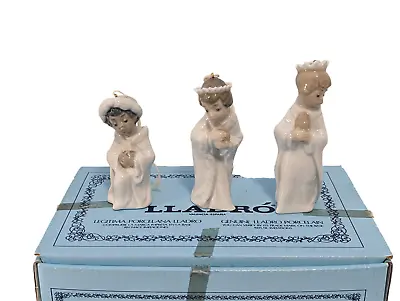 Buy Lladro NATIVITY MINI FIGURINES ORNAMENTS THREE KINGS MINI REYES Set #5729  • 66.44£