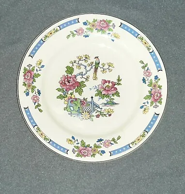 Buy Lord Nelson Pottery England - Pink Blue Floral & Bird - Salad Plate 7 7/8  Dia • 3.69£
