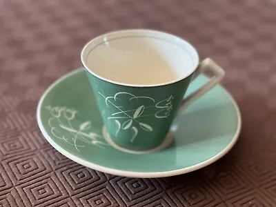 Buy Gray’s Pottery, Stoke On Trent. Vintage Art Deco Style Coffee Cup & Saucer • 9.50£