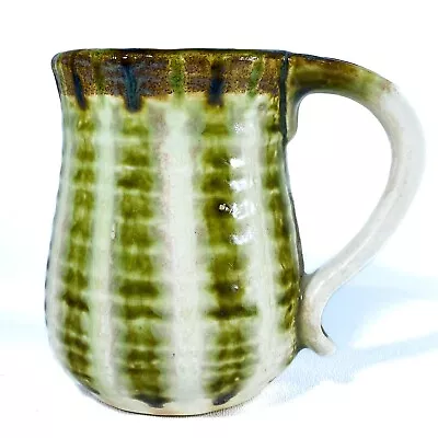 Buy Good Earth Pottery Curved Striped Bluebird Mug Mississippi Watts Caballero 2002 • 27.32£