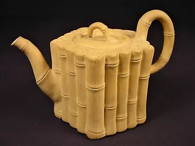 Buy EXTREMELY RARE 1790s BAMBOO TEA POT WEDGWOOD CANE CANEWARE YELLOW WARE MINT • 1,205.25£
