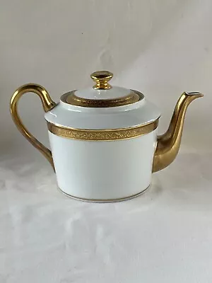 Buy Ceralene Raynaud Limoges Ambassador Gold Teapot W/ Lid • 312.16£