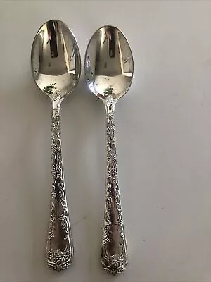 Buy 2 Wm. Rogers & Son Silverplate Enchanted Rose Tea Spoons Flatware Set China • 4.70£