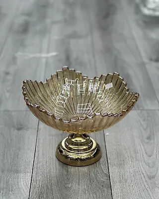 Buy Stunning Latest Round Gold Diamond Crystal Bling Fruit Bowl Kitchen New Design • 39.99£