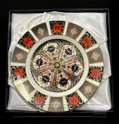 Buy Royal Crown Derby 'Salad Plate' Boxed Old Imari 1128 Pattern 1st Quality (LII) • 89.95£