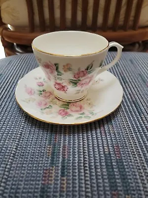 Buy Tea Cup Saucer 329 Duchess Bone China England Pink Rose Flower Floral • 10.38£