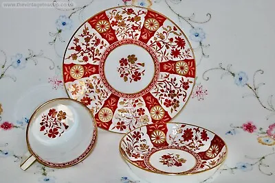 Buy RARE Antique 1890s Minton Tea Set Fine China Imari Pattern Japan Trio Cup Plate • 120£