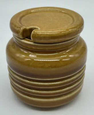 Buy Vintage Small Yellow/brown Wade Country Ware Condiment Mustard Pot With Lid  • 3.99£