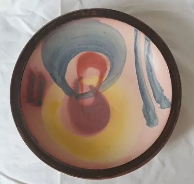 Buy Funky Abstract Studio Pottery Dish, Marked DK To Base • 90£