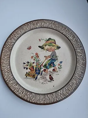 Buy Purbeck Pottery Plate Gisela Gottschlich 1970s Decorative Vintage No2 VGC • 11.99£