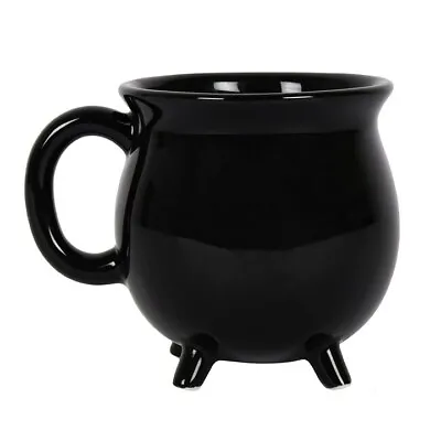 Buy Goth Goff Black Cauldron Mug Black Mug Tea Coffee Soup Brew Witch Cup Bone China • 8.45£