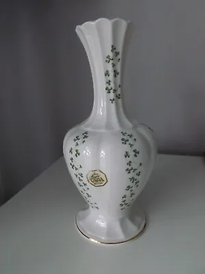 Buy Royal Tara Shamrock Bone China Vase 20cms Tall • 7.99£