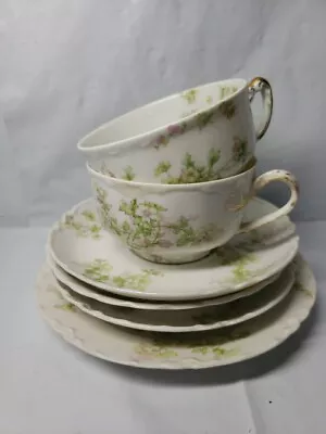 Buy Haviland Limoges China 2 Cups And 3 Plates • 11.59£