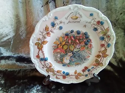 Buy Royal Doulton Brambly Hedge   Autumn   Collectors Plate 8  VGC • 7£