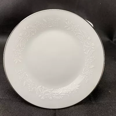 Buy Lot Of 11 Noritake Reina FLORAL W/PLATINUM TRIM BREAD AND BUTTER PLATES 6450Q • 12.49£