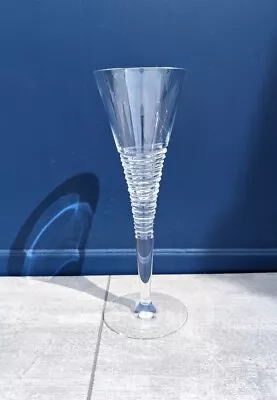 Buy Jasper Conran Stuart Crystal STRATA Champagne Flute Glass Drinking Wine Abstract • 50£