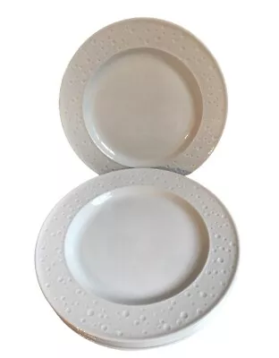Buy Lot Of 5 AK KAISER 10” Porcelain Dinner Plates  Embossed Bubbles Dots Rate EUC • 27.51£