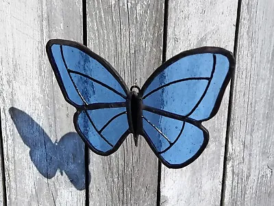 Buy Stained Glass Butterfly Window Hanging Suncatcher • 15£